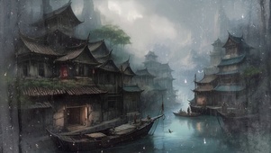 复古插画