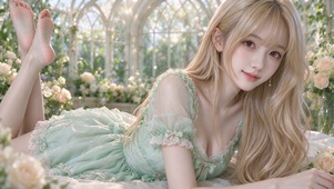4K纯欲系长发美女