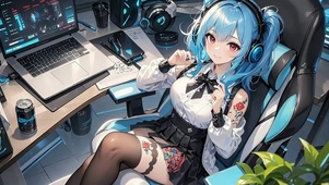 可爱电竞萝莉（4K静音）