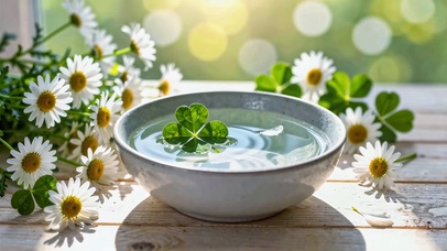 雏菊与四叶草