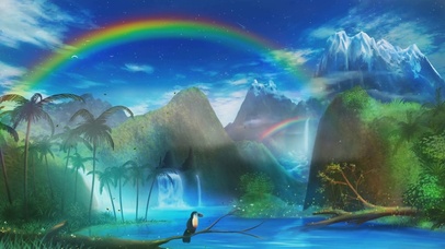 唯美治愈山河川流