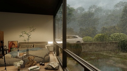 民社方案0617B下雨天卧室