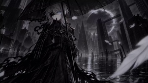 撑伞哥特少女