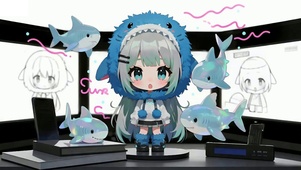 提供情绪价值的桌面娃娃