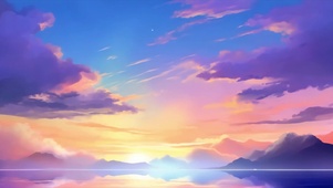 梦幻童话五彩缤纷唯美动态背景