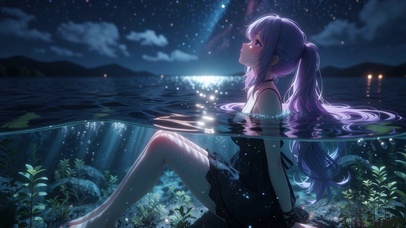 水中女孩