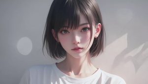 清纯气质绝佳短发美女
