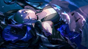 水中女孩