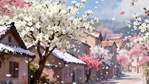 春天气息带鱼屏