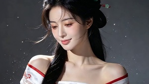 古风白绸