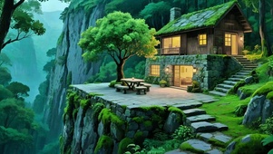 山间小屋