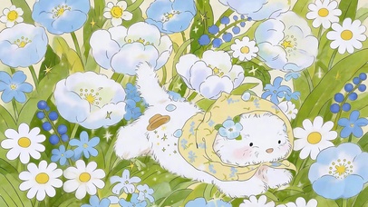 花间小白猫