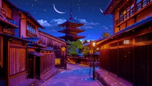 古风夜晚