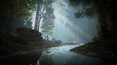 森林小溪（4K双端）