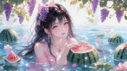 夏日可爱女孩