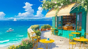 治愈海边商店