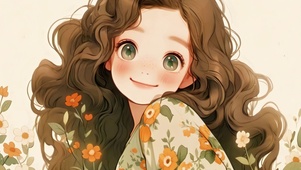 可爱小女孩