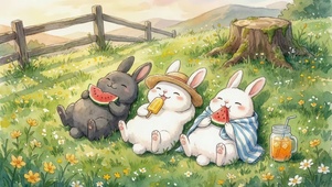 三只小兔的午后