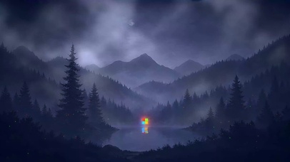 森林的夜晚