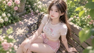 春日花园清纯美女