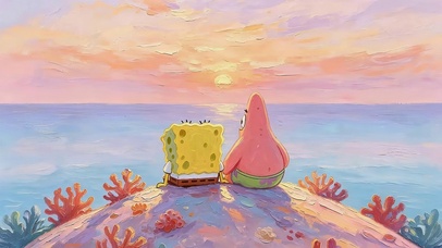 一起看夕阳