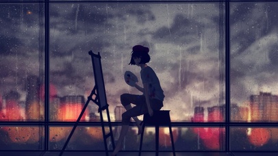 雨一直下