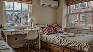 【雨景】欧洲小镇的卧室