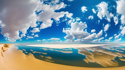 4K唯美蓝天白云