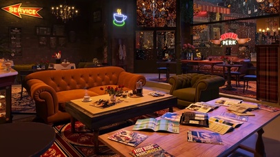 舒适的咖啡馆环境