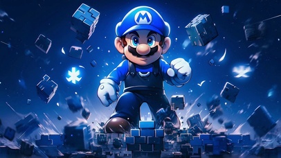 蓝色空间马里奥