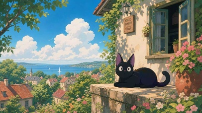 治愈小黑猫