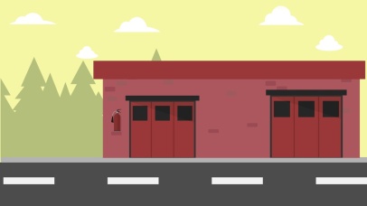 创意MG 消防员站台出警