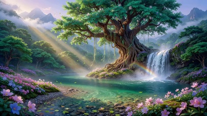 山林水景