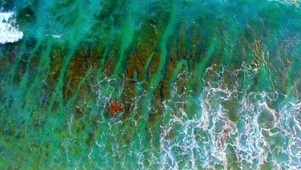 4K唯美碧绿海浪