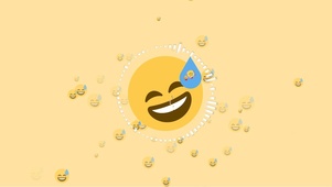 尴尬的笑