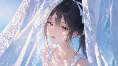 可爱忧郁少女
