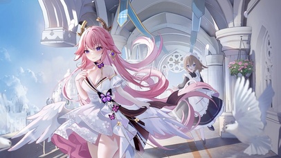 八重神子-画师：喵咕君QvQ