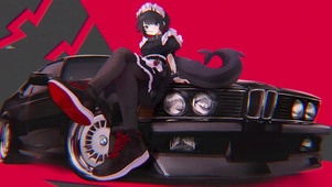 女孩汽车