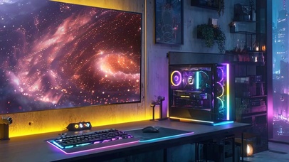 科幻房间带鱼屏