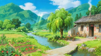 溪畔农家院