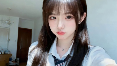 可爱青春女孩