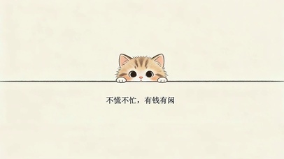 不慌不忙 有钱有闲