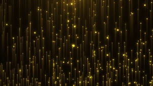金色唯美线条光斑粒子