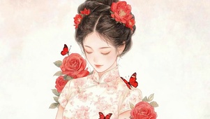 可爱古风女孩