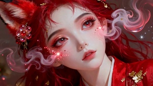 红绡灵狐少女
