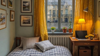 【雨景】公寓外的雨