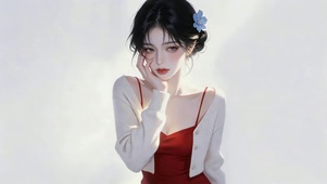 清纯治愈女孩