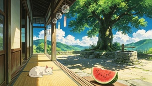 蝉鸣与西瓜
