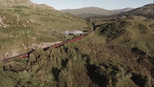 4K 高清 苏格兰高地蒸汽火车