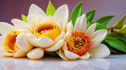 清新护眼桌面花朵